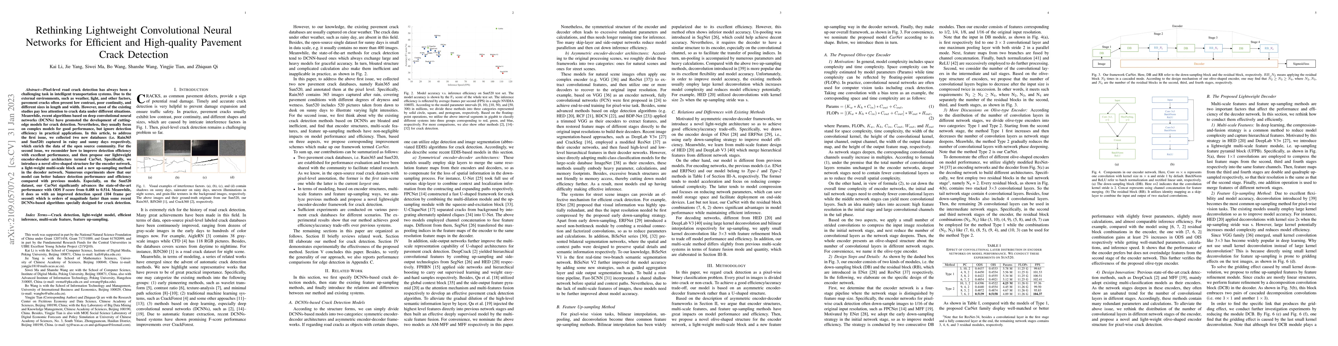 Thumbnail for Rethinking Lightweight Convolutional Neural Networks for Efficient and
  High-quality Pavement Crack Detection