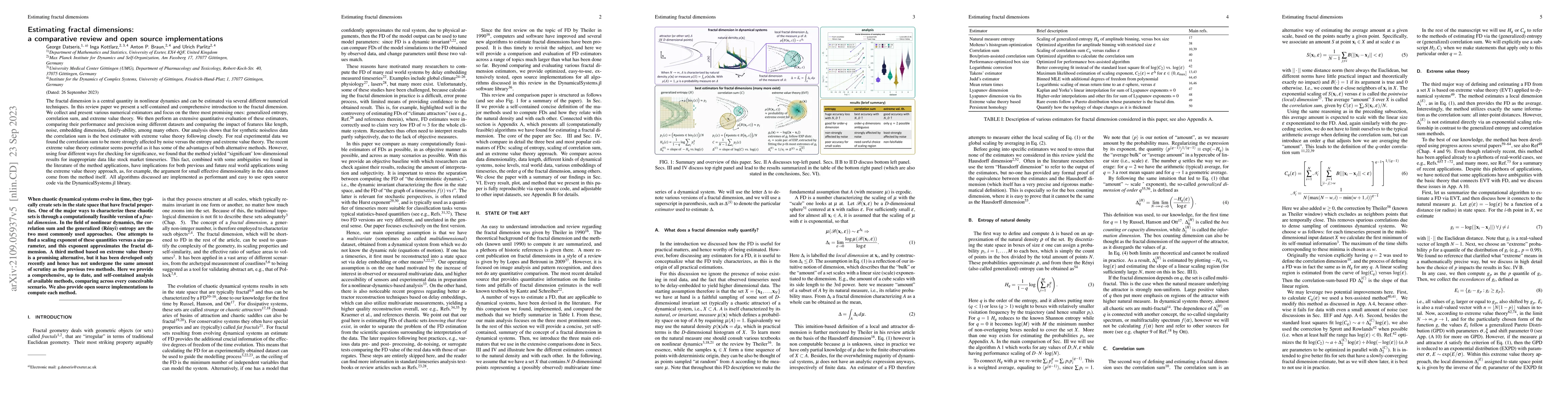 Thumbnail for Estimating fractal dimensions: a comparative review and open source
  implementations