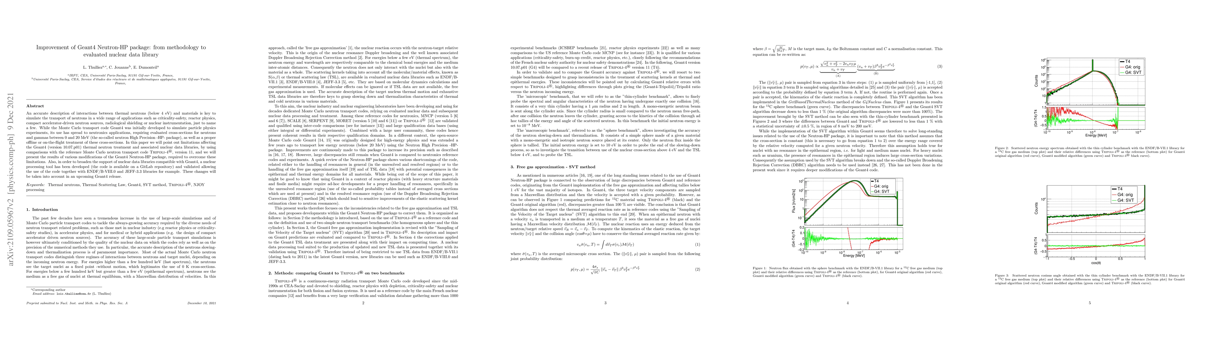 Thumbnail for Improvement of Geant4 Neutron-HP package: from methodology to evaluated
  nuclear data library