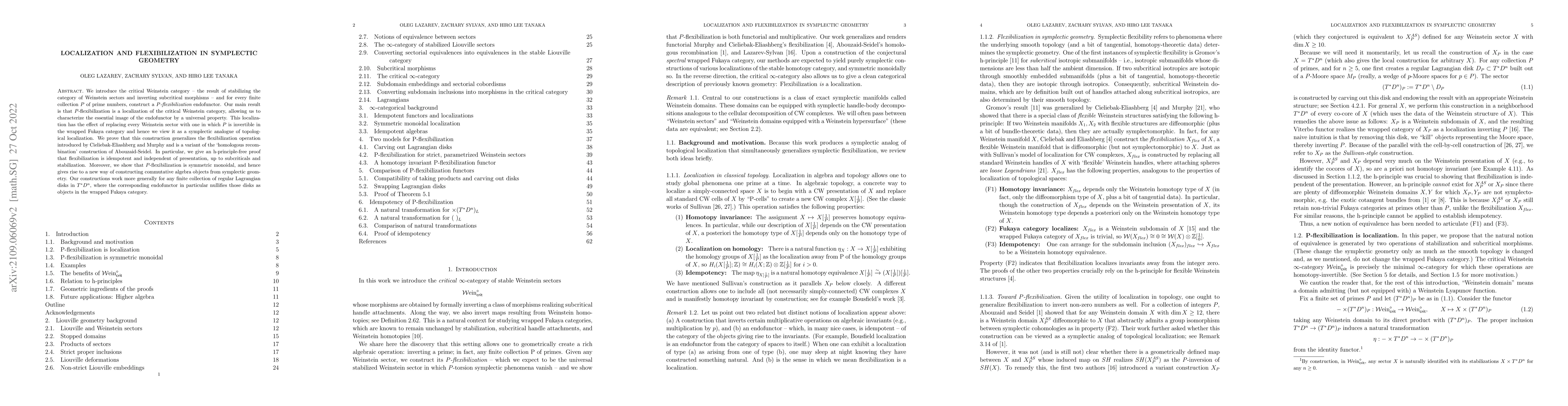 Thumbnail for Localization and flexibilization in symplectic geometry