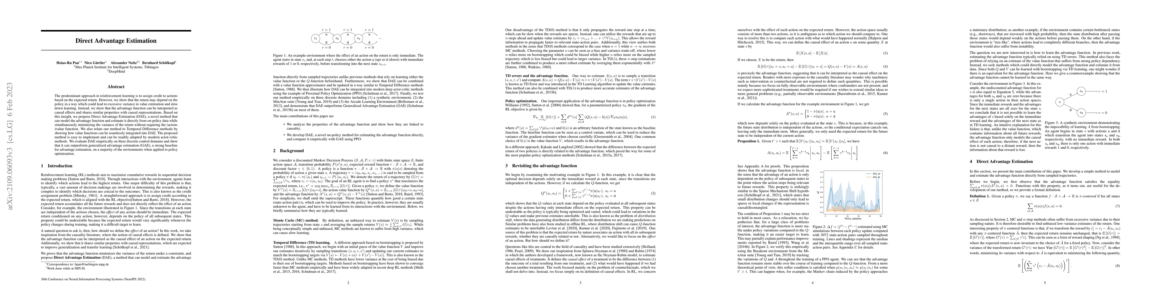 Thumbnail for Direct Advantage Estimation