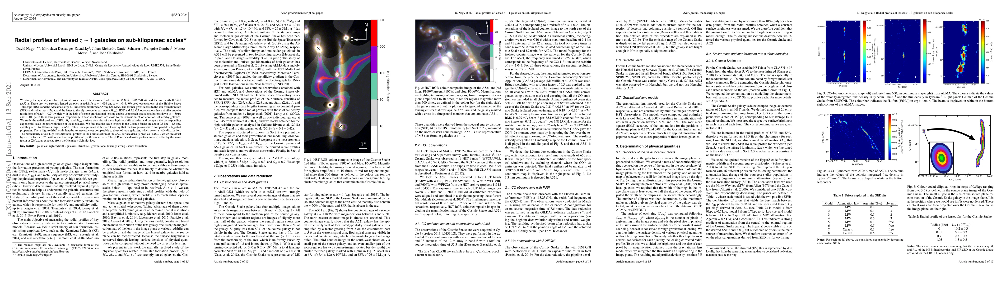 Thumbnail for Radial profiles of lensed $z \sim 1$ galaxies on sub-kiloparsec scales