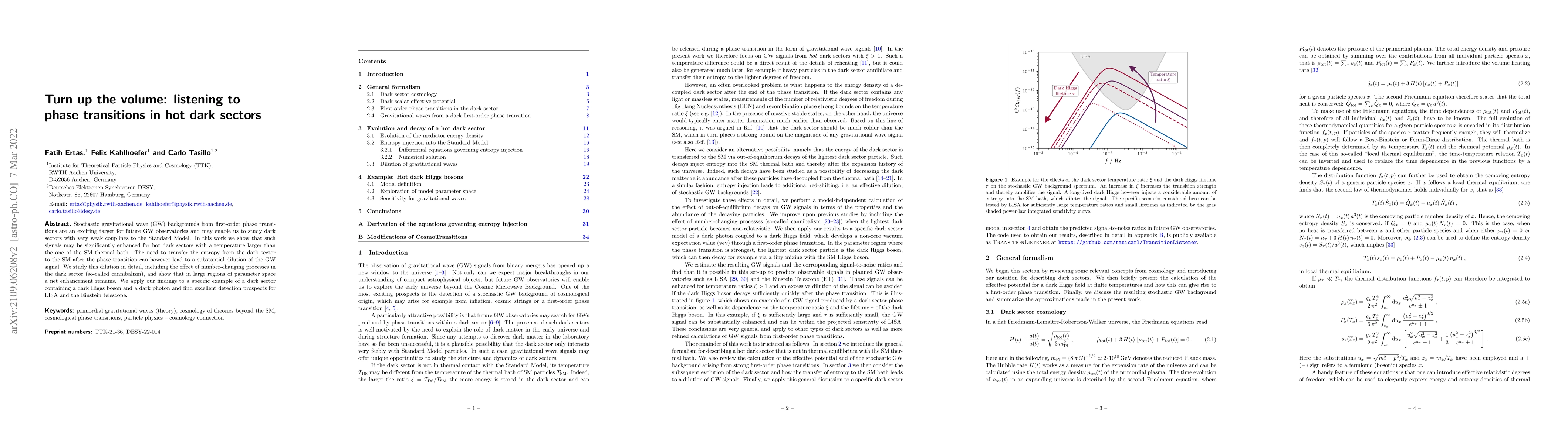 Thumbnail for Turn up the volume: Listening to phase transitions in hot dark sectors