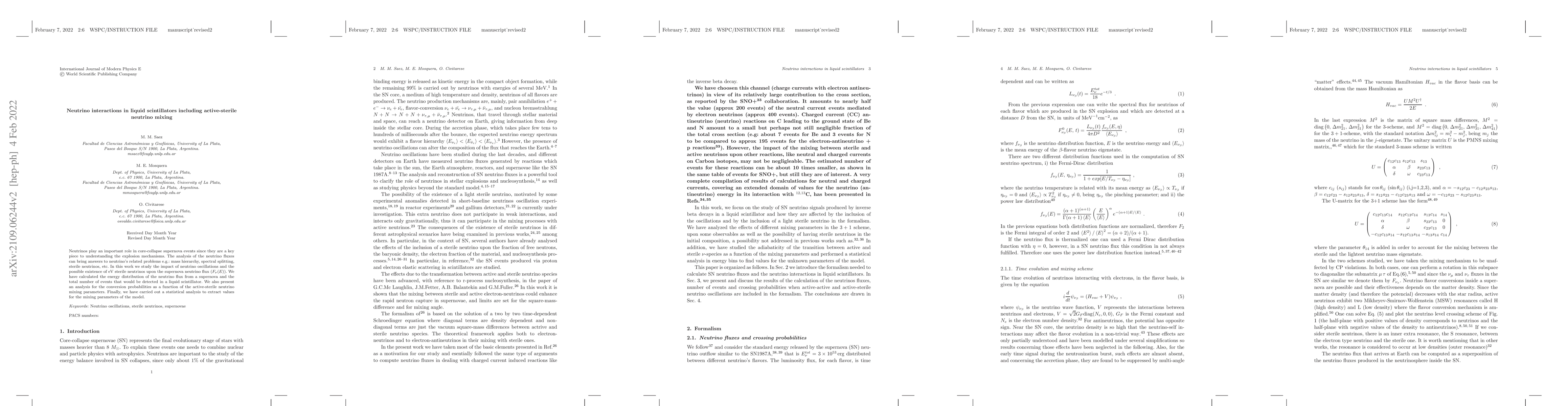 Thumbnail for Neutrino interactions in liquid scintillators including active-sterile
  neutrino mixing