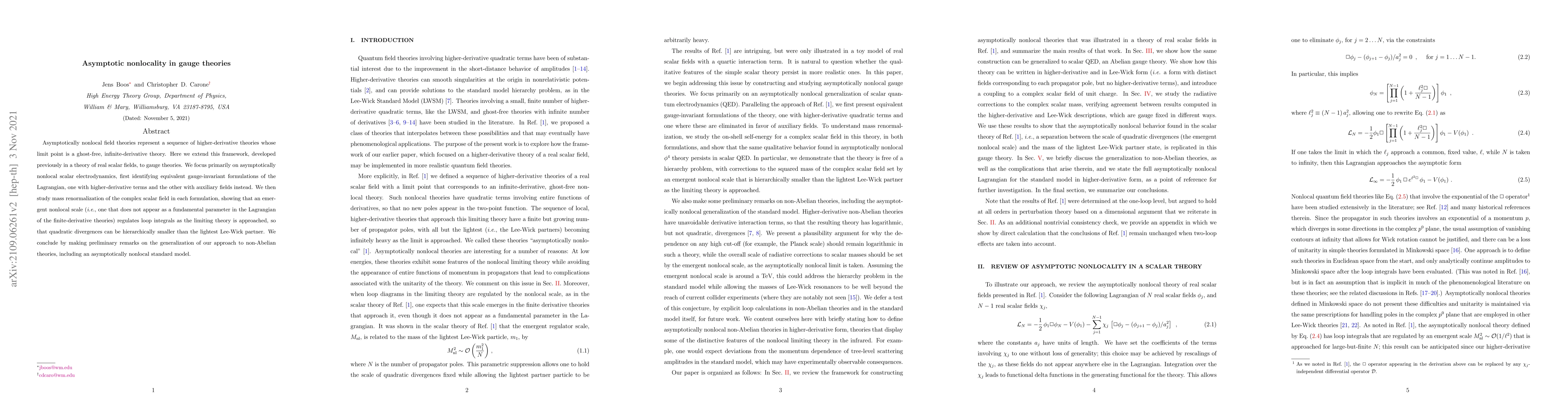 Thumbnail for Asymptotic nonlocality in gauge theories