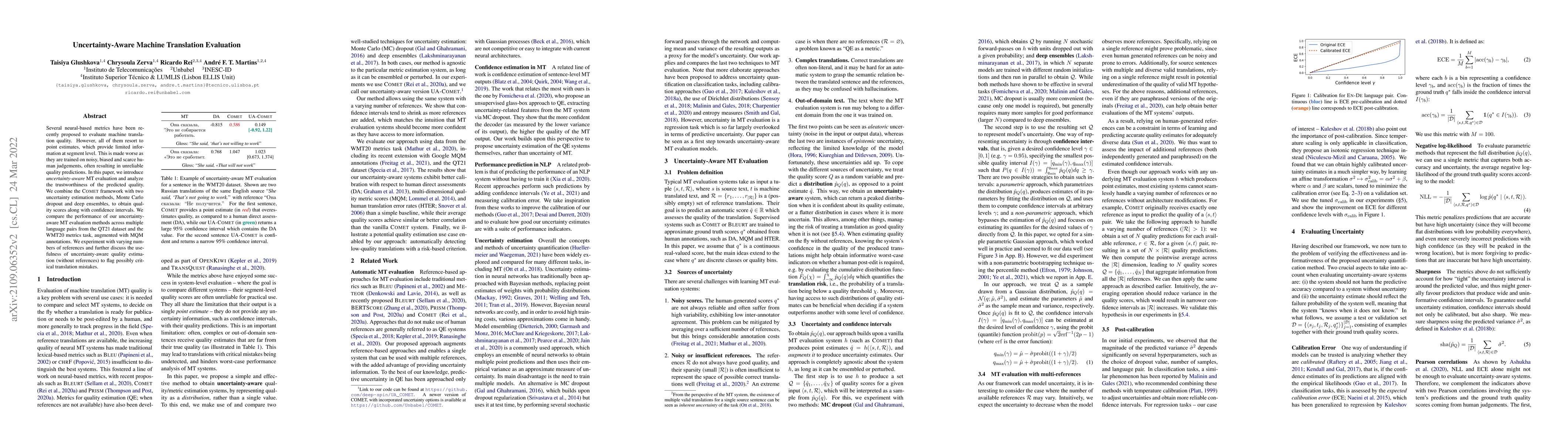 Thumbnail for Uncertainty-Aware Machine Translation Evaluation