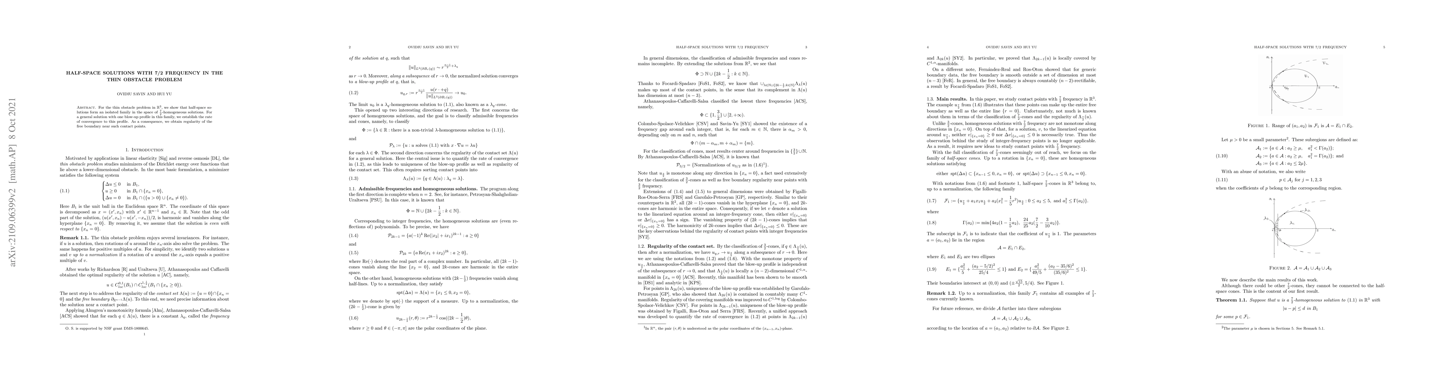 Thumbnail for Half-space solutions with $7/2$ frequency in the thin obstacle problem