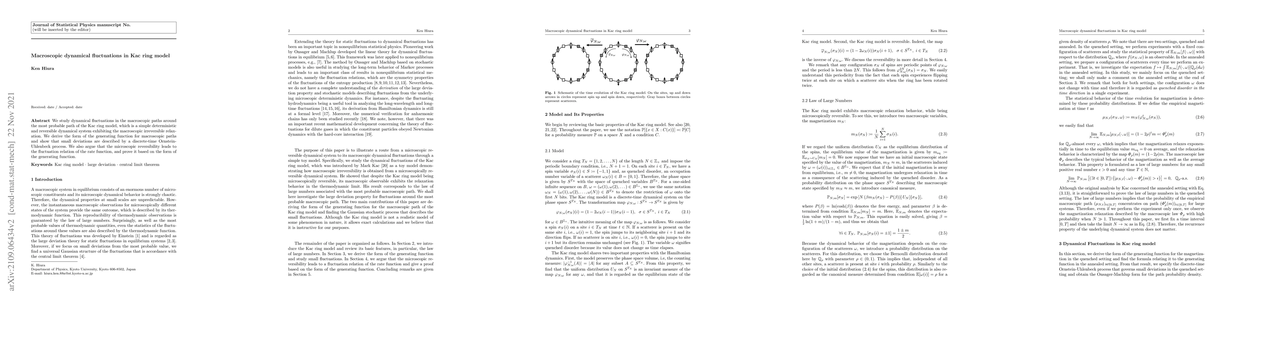 Thumbnail for Macroscopic dynamical fluctuations in Kac ring model