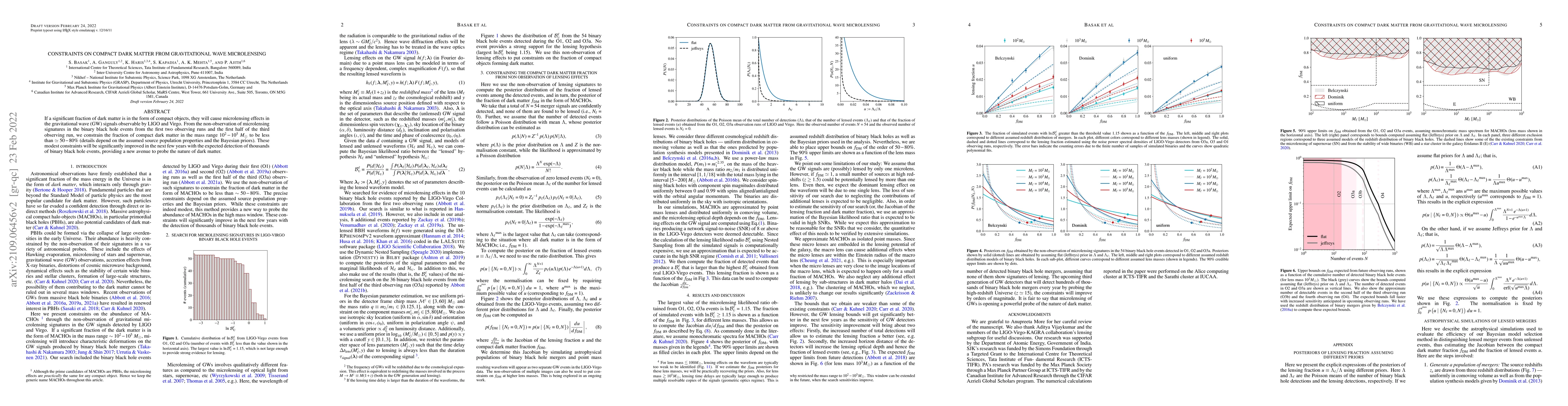 Thumbnail for Constraints on compact dark matter from gravitational wave microlensing