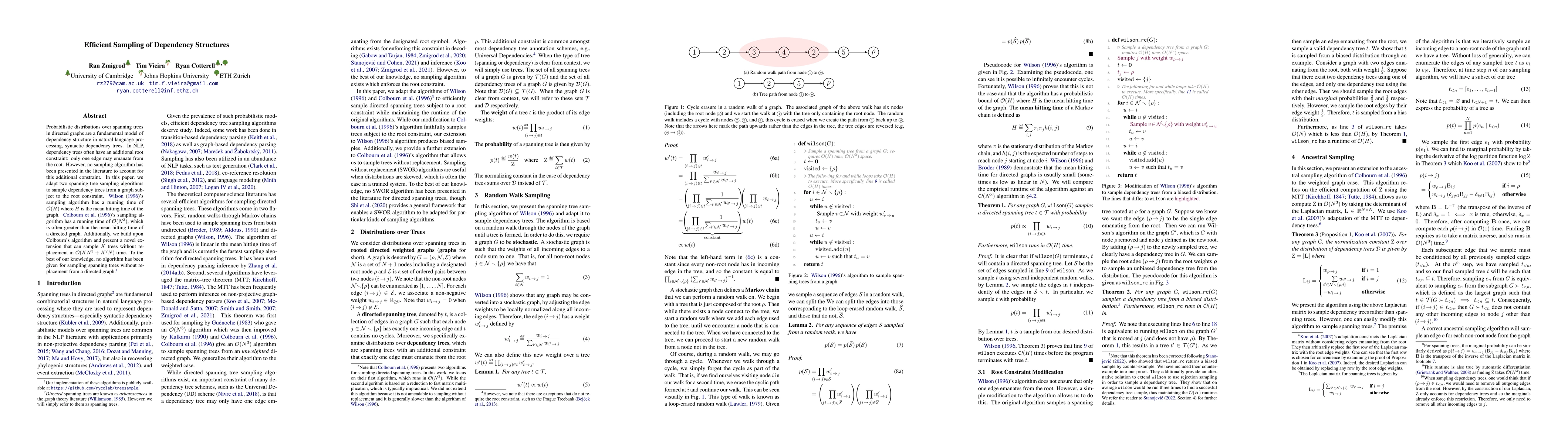 Thumbnail for Efficient Sampling of Dependency Structures