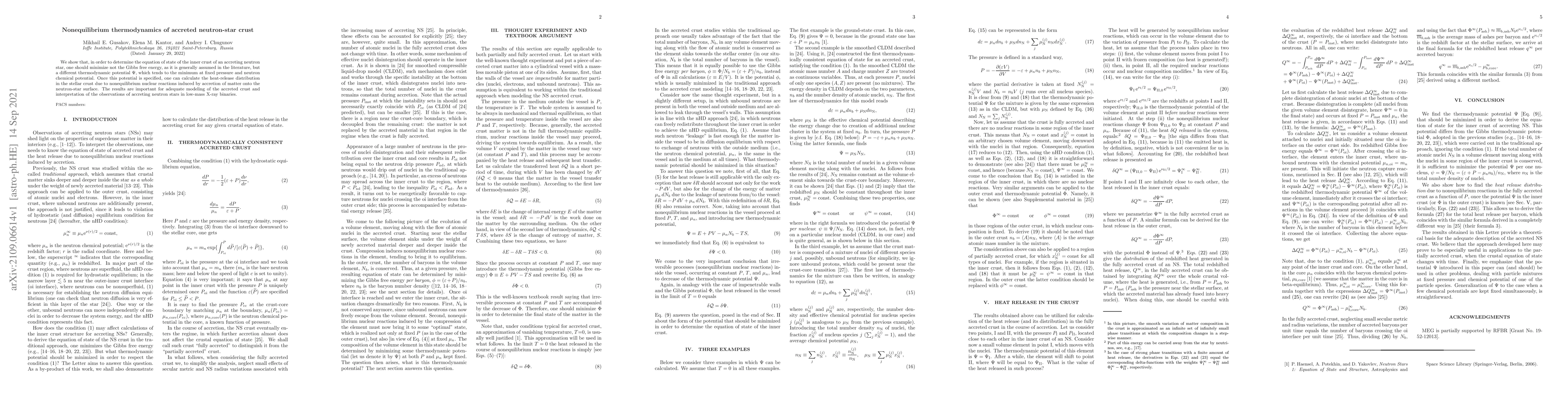 Thumbnail for Nonequilibrium thermodynamics of accreted neutron-star crust