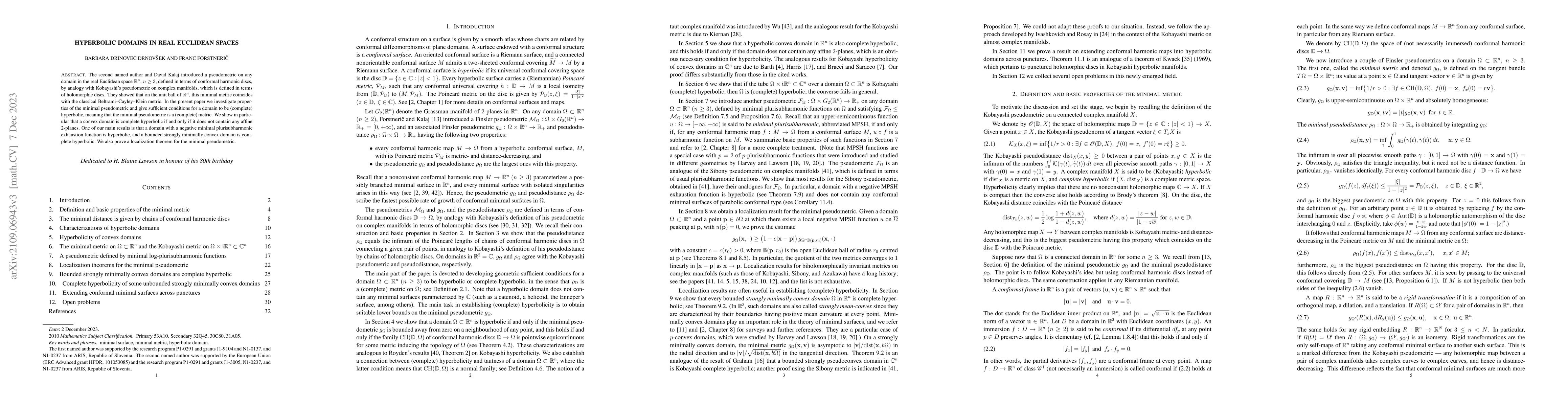 Thumbnail for Hyperbolic domains in real Euclidean spaces