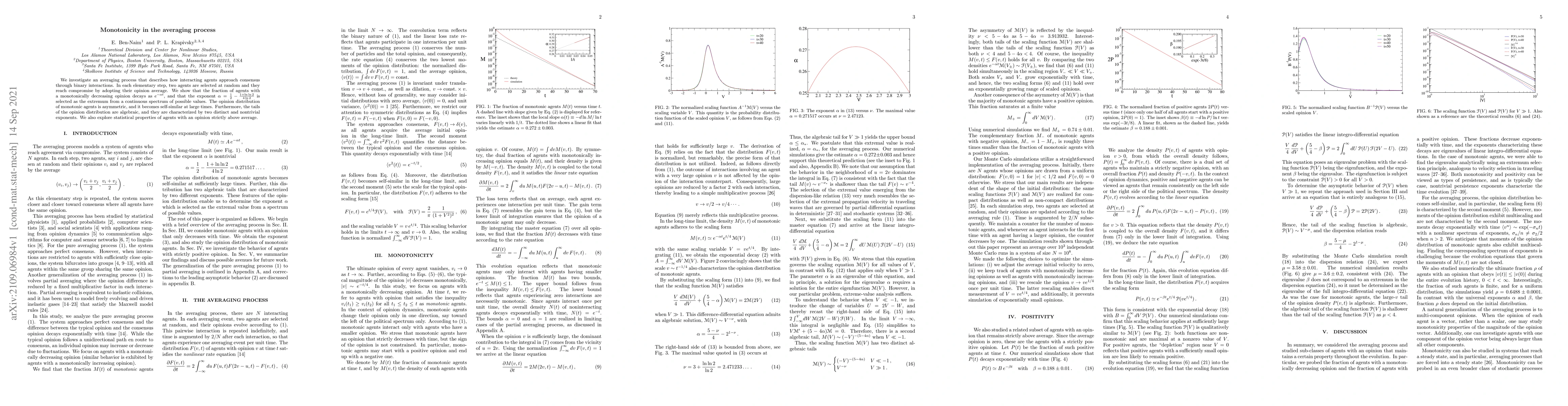 Thumbnail for Monotonicity in the averaging process