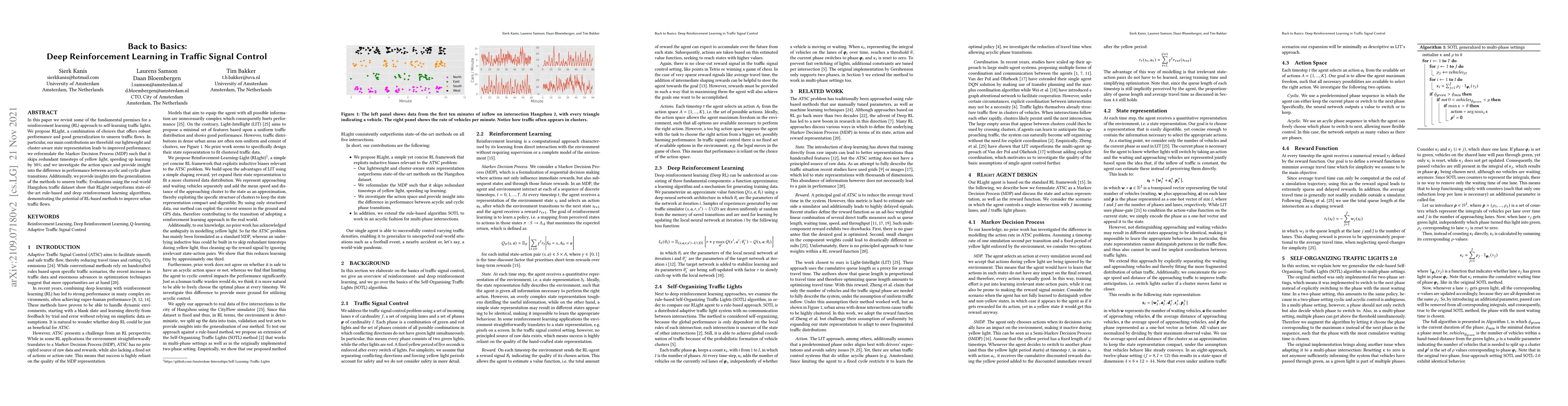 Thumbnail for Back to Basics: Deep Reinforcement Learning in Traffic Signal Control
