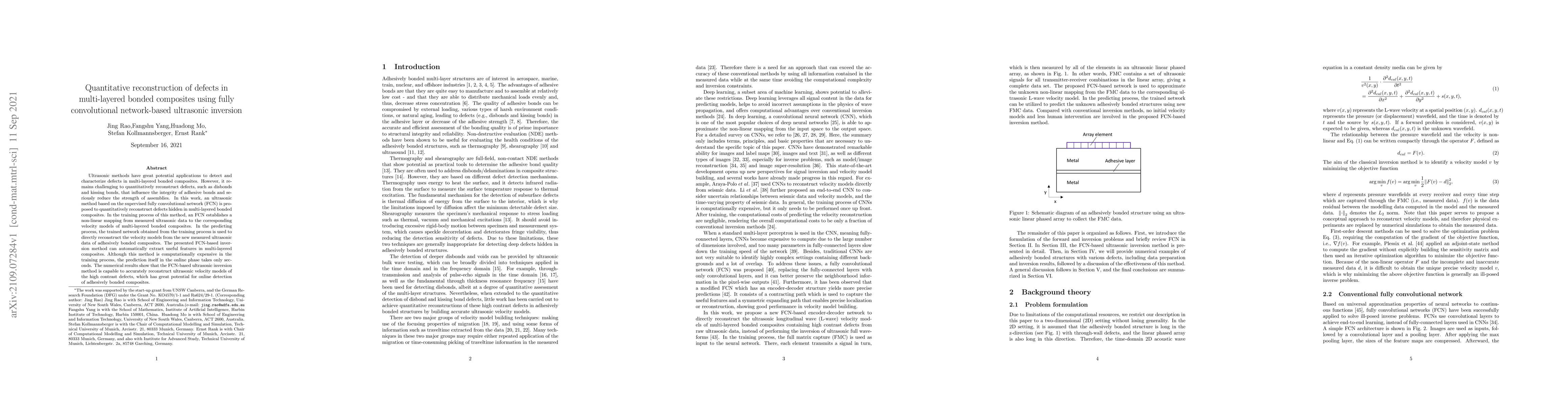 Thumbnail for Quantitative reconstruction of defects in multi-layered bonded
  composites using fully convolutional network-based ultrasonic inversion