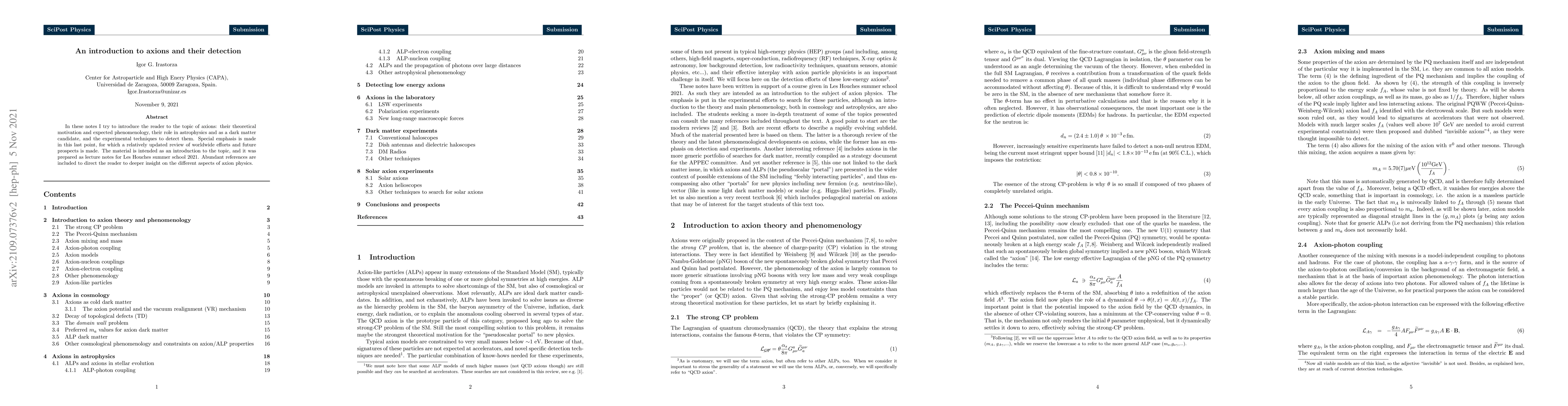Thumbnail for An introduction to axions and their detection