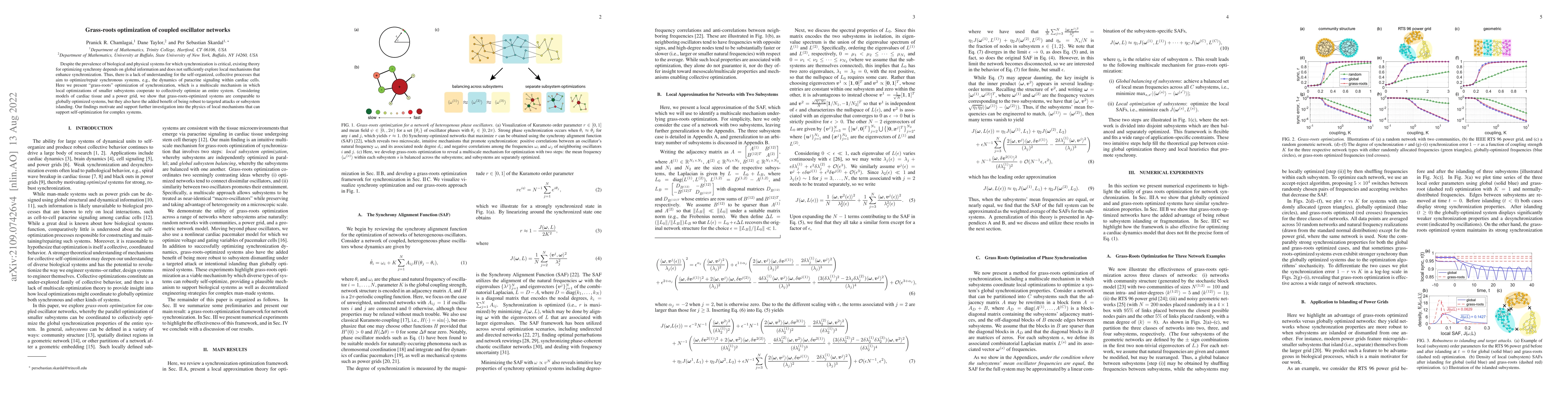 Thumbnail for Grass-roots optimization of coupled oscillator networks