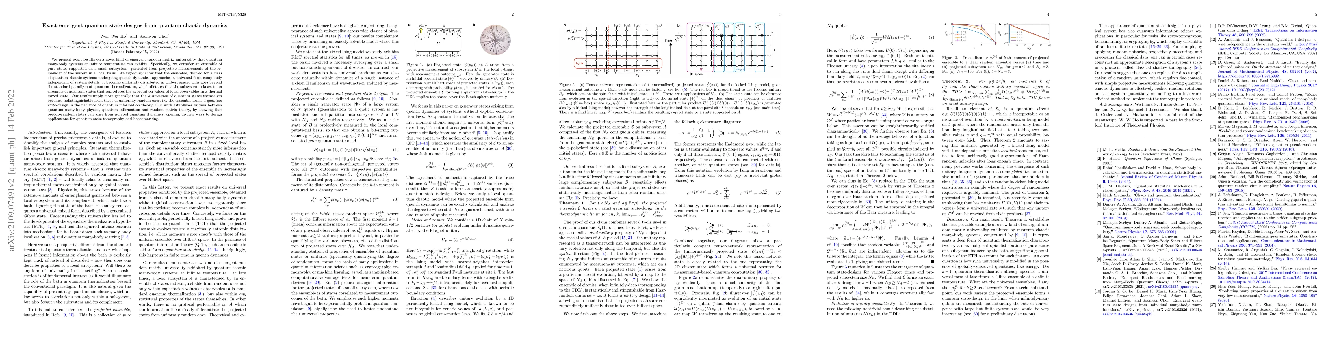 Thumbnail for Exact emergent quantum state designs from quantum chaotic dynamics