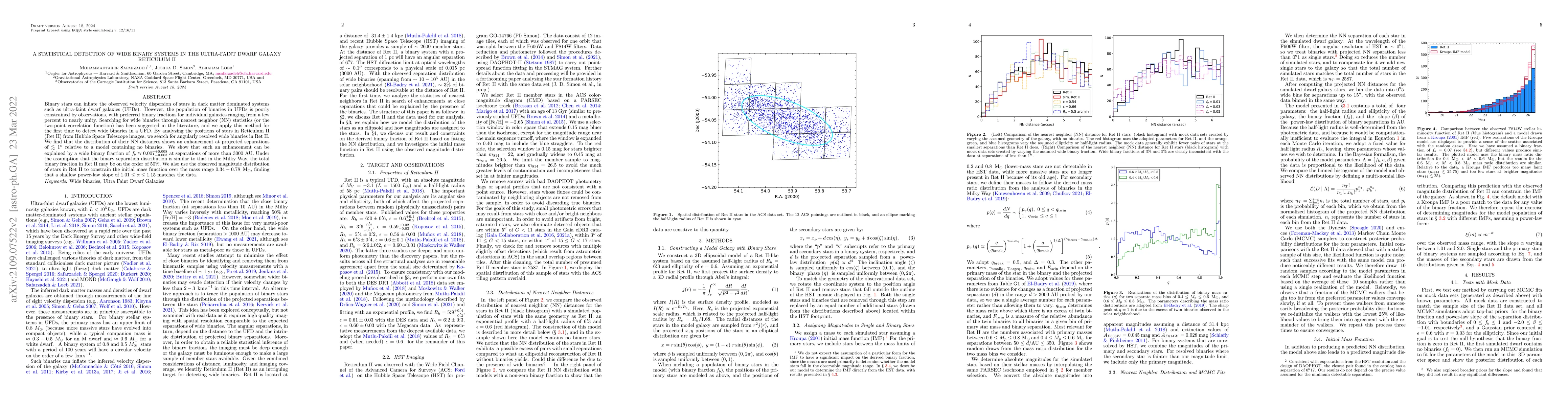 Thumbnail for A Statistical Detection of Wide Binary Systems in the Ultra-Faint Dwarf
  Galaxy Reticulum II