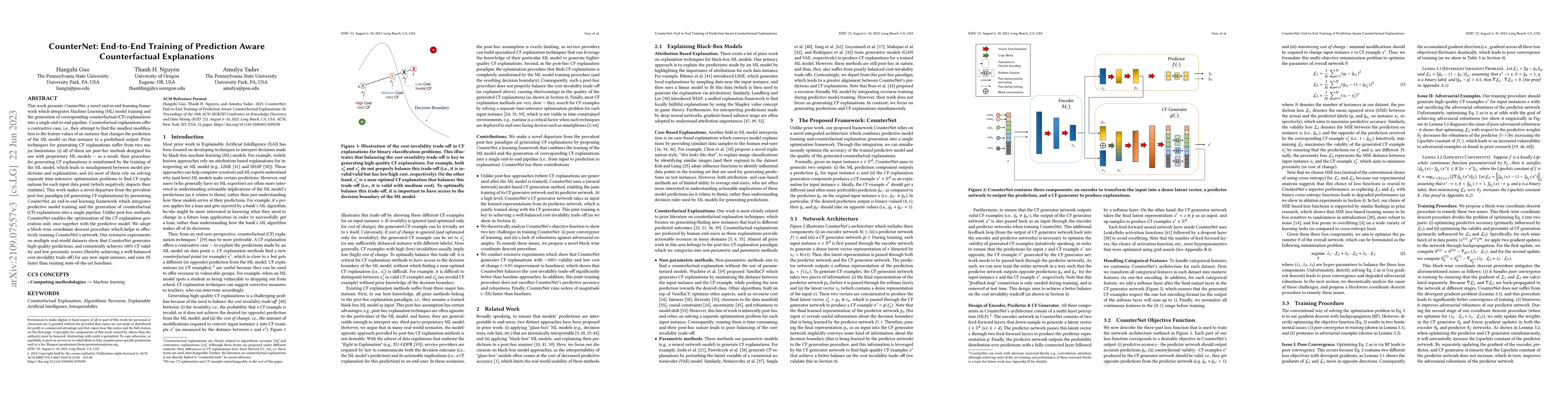 Thumbnail for CounterNet: End-to-End Training of Prediction Aware Counterfactual
  Explanations