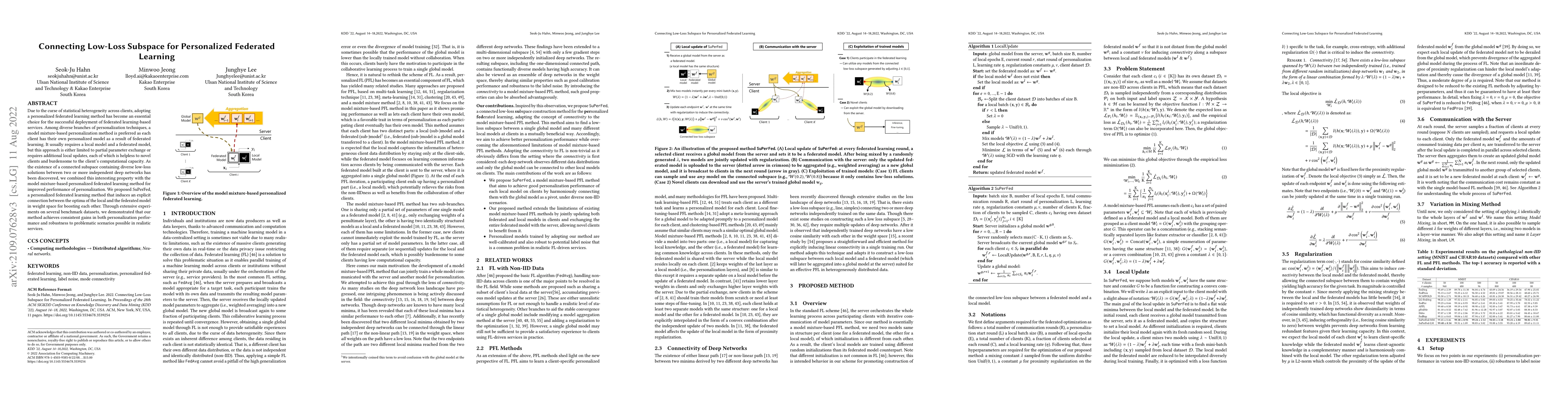 Thumbnail for Connecting Low-Loss Subspace for Personalized Federated Learning