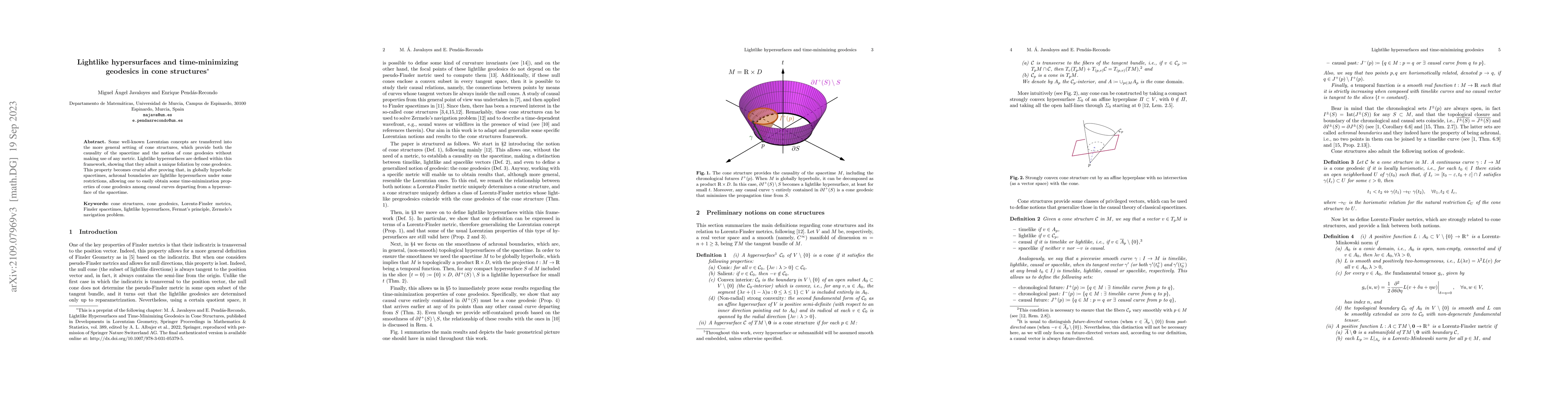 Thumbnail for Lightlike hypersurfaces and time-minimizing geodesics in cone structures