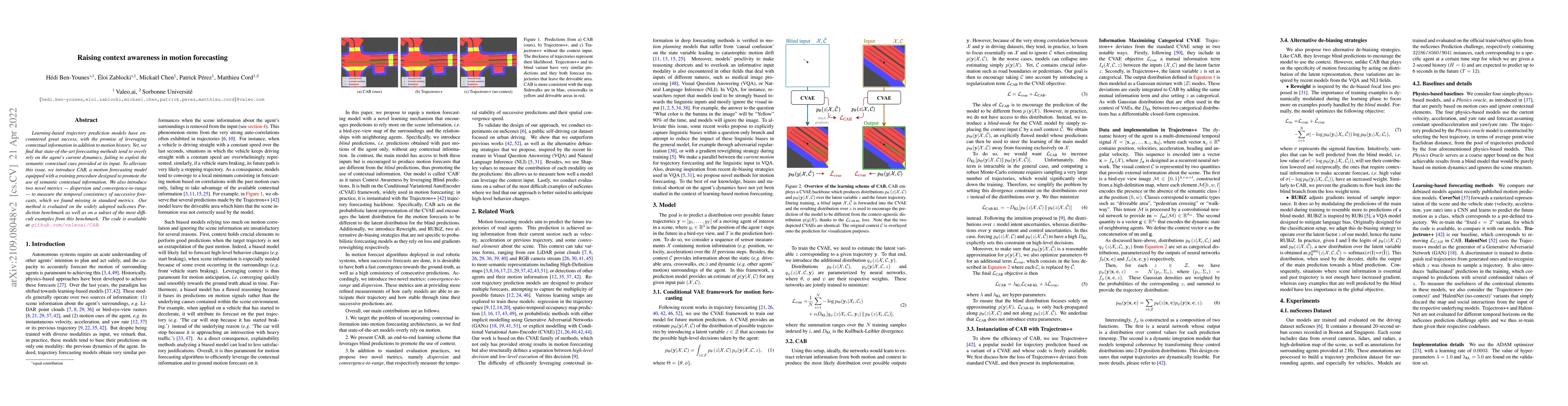 Thumbnail for Raising context awareness in motion forecasting