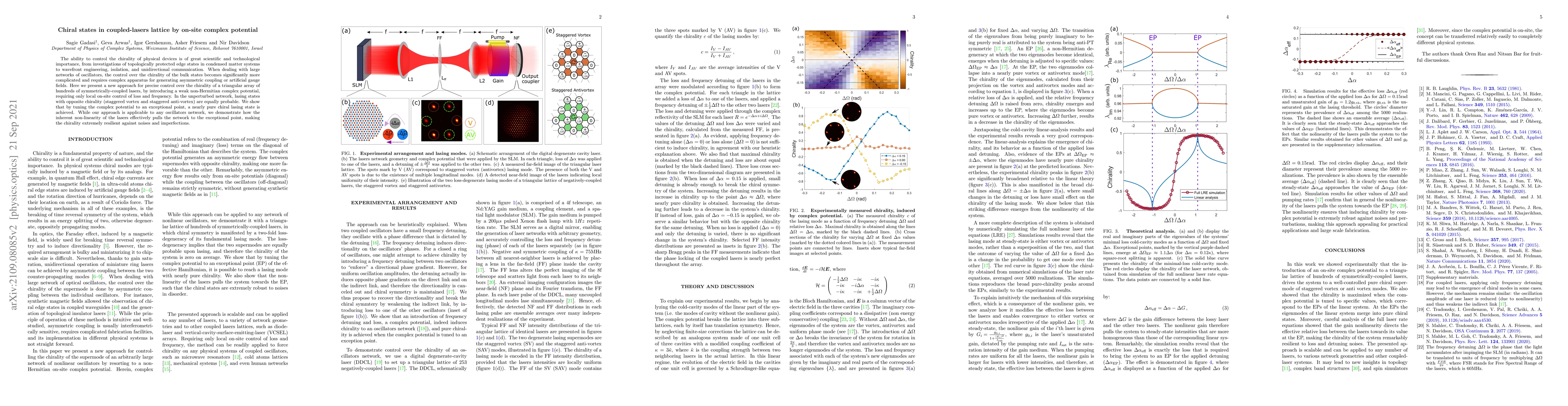 Thumbnail for Chiral states in coupled-lasers lattice by on-site complex potential