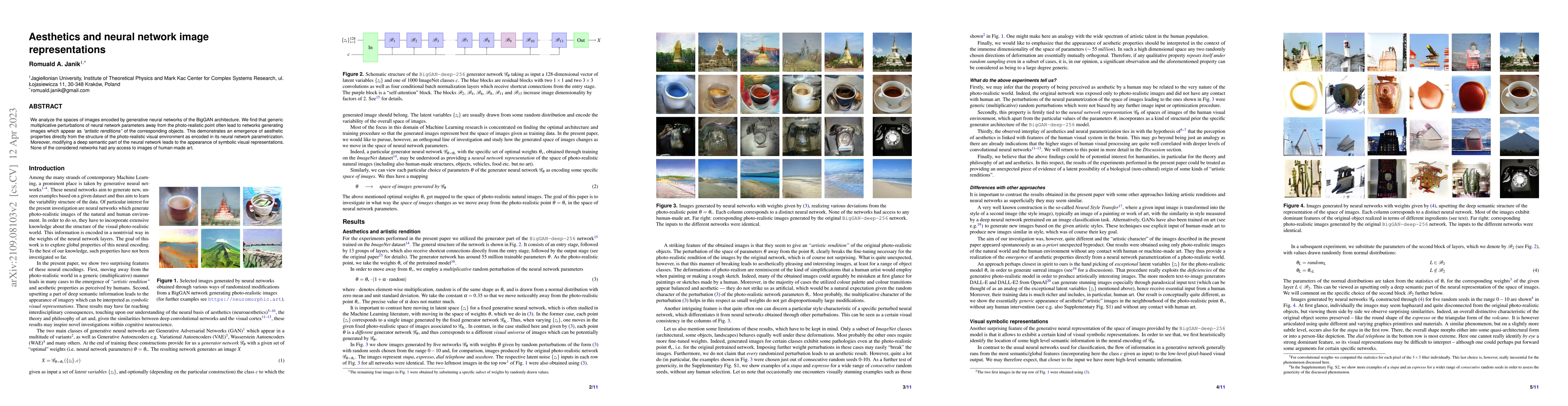 Thumbnail for Aesthetics and neural network image representations