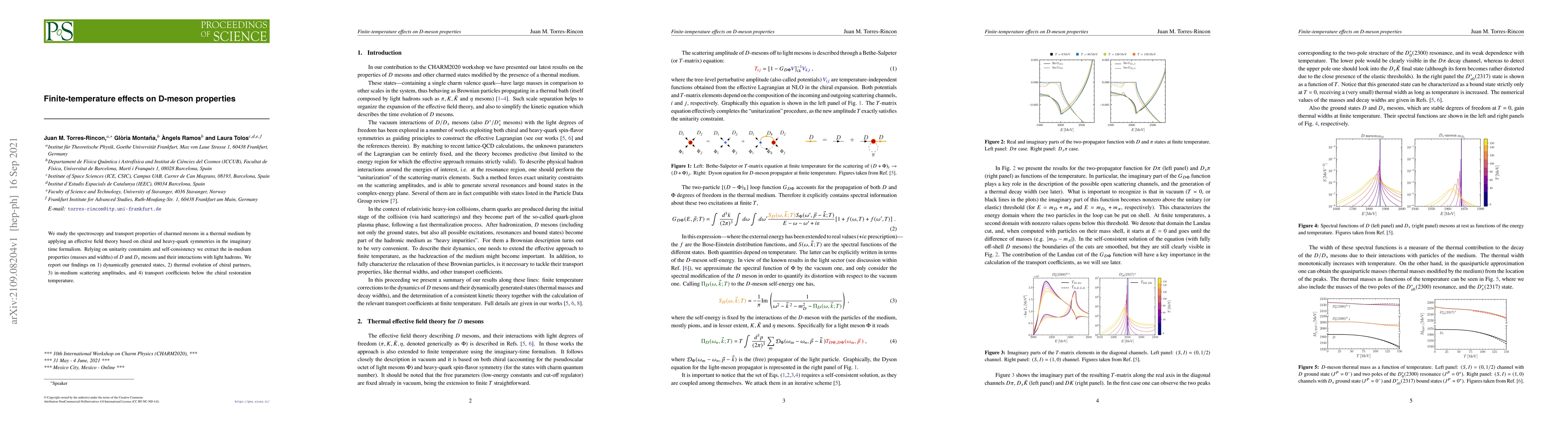 Thumbnail for Finite-temperature effects on D-meson properties