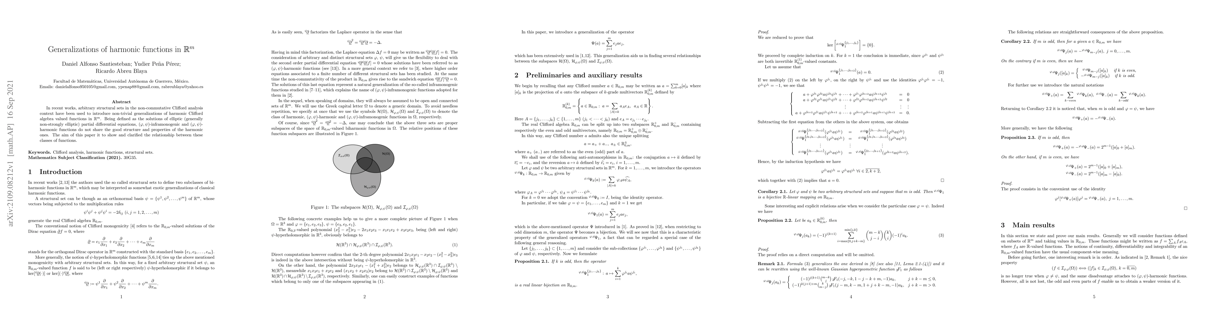 Thumbnail for Generalizations of harmonic functions in $\mathbb{R}^m$