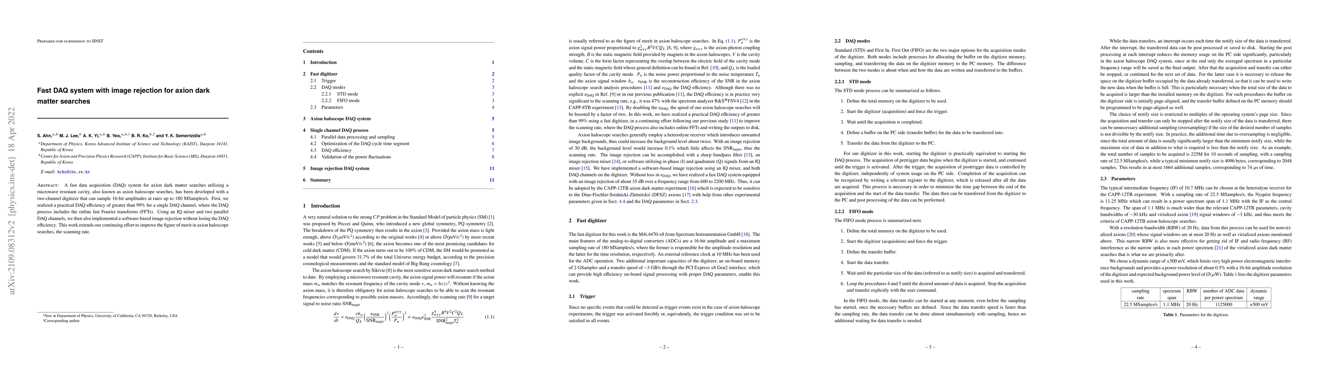 Thumbnail for Fast DAQ system with image rejection for axion dark matter searches