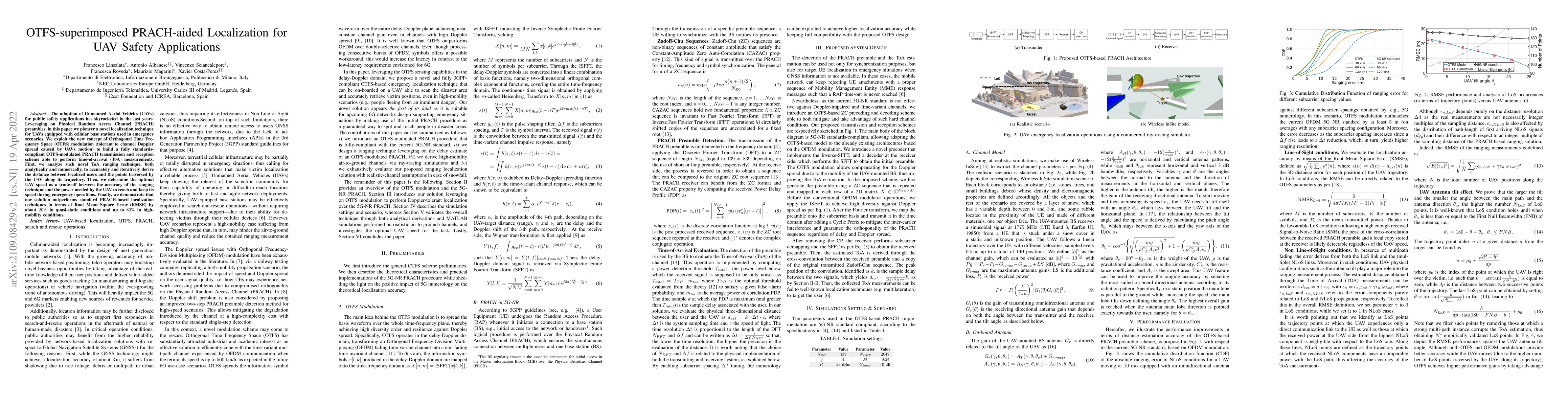 Thumbnail for OTFS-superimposed PRACH-aided Localization for UAV Safety Applications