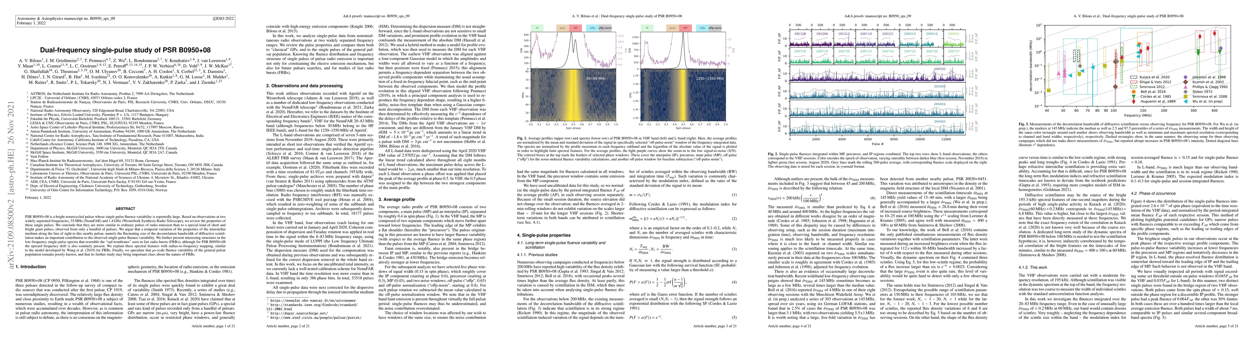Thumbnail for Dual-frequency single-pulse study of PSR B0950+08