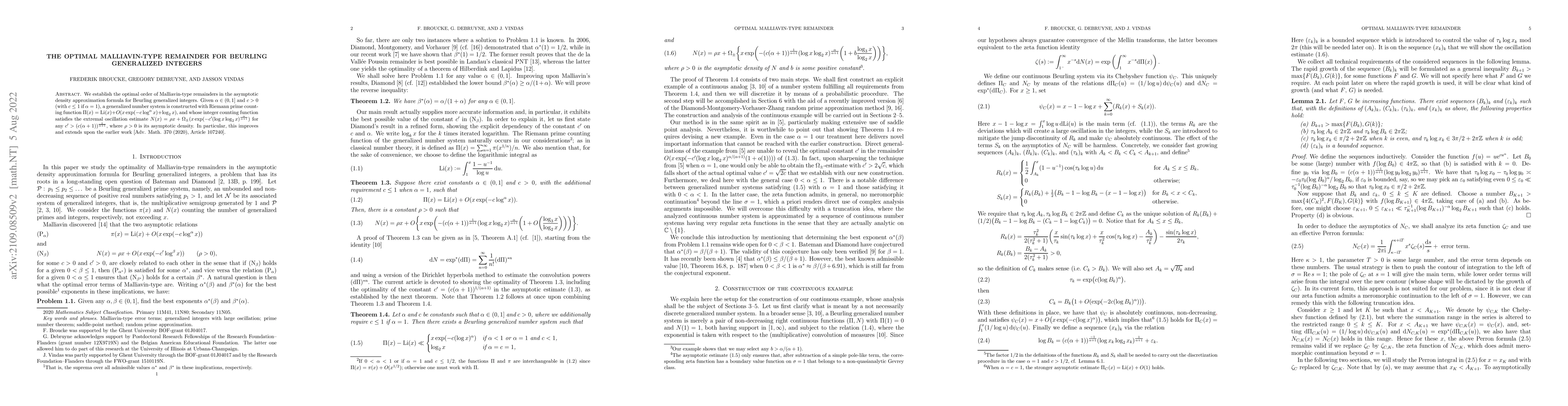 Thumbnail for The optimal Malliavin-type remainder for Beurling generalized integers