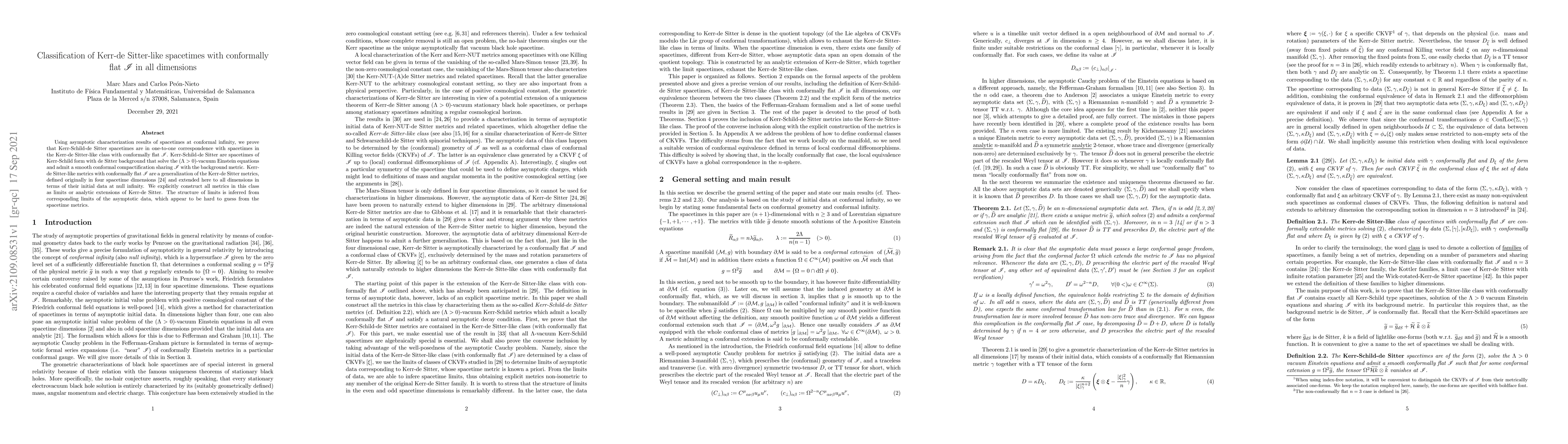 Thumbnail for Classification of Kerr-de Sitter-like spacetimes with conformally flat
  $\mathscr{I}$ in all dimensions