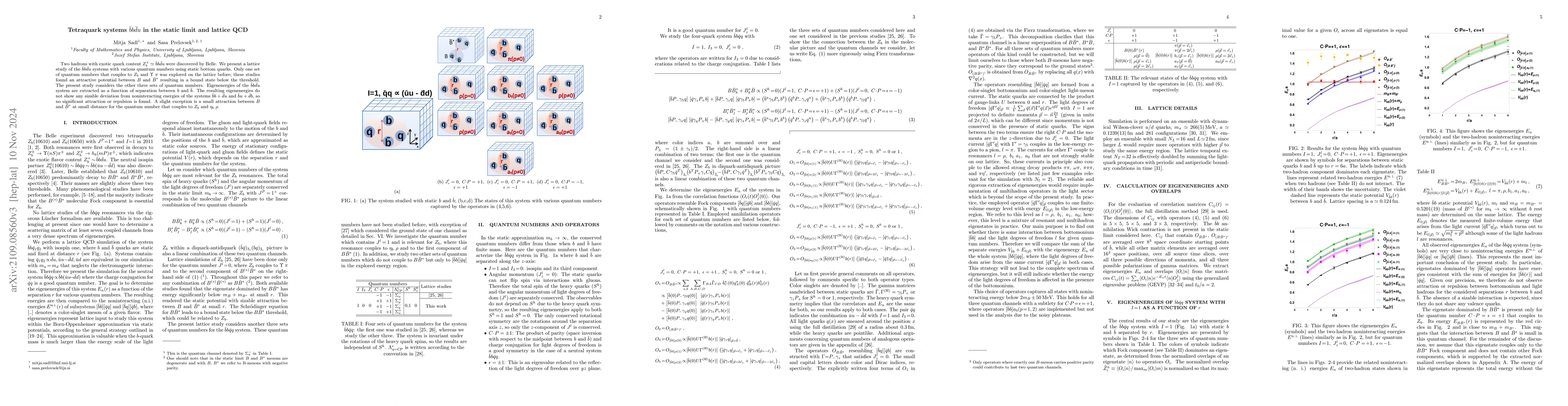 Thumbnail for Tetraquark systems $\bar bb\bar du$ in the static limit and lattice QCD