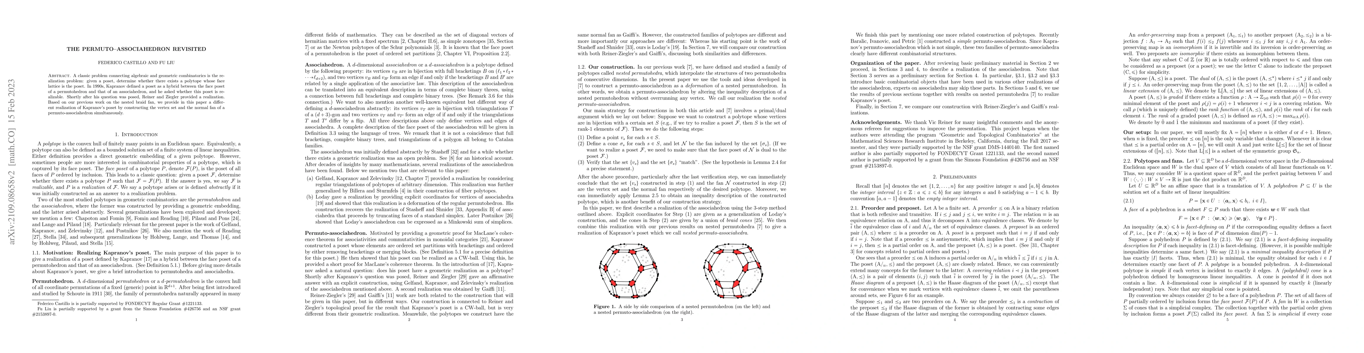 Thumbnail for The permuto-associahedron revisited