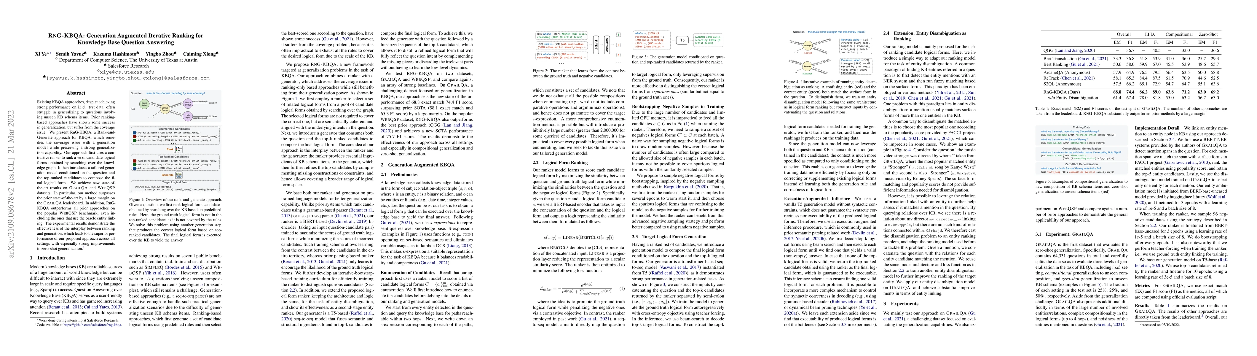 Thumbnail for RnG-KBQA: Generation Augmented Iterative Ranking for Knowledge Base
  Question Answering
