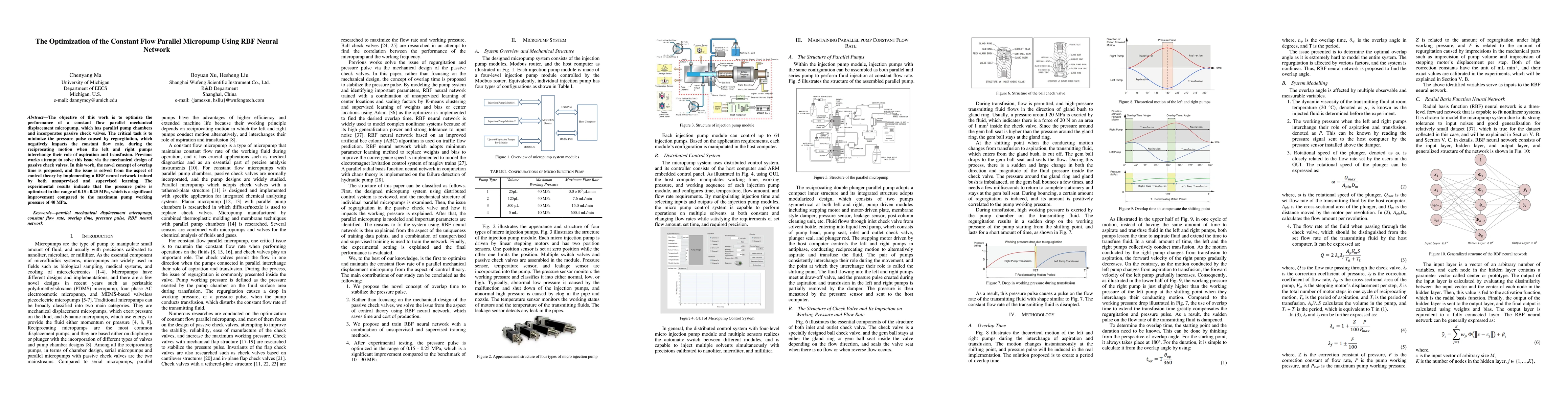 Thumbnail for The Optimization of the Constant Flow Parallel Micropump Using RBF
  Neural Network