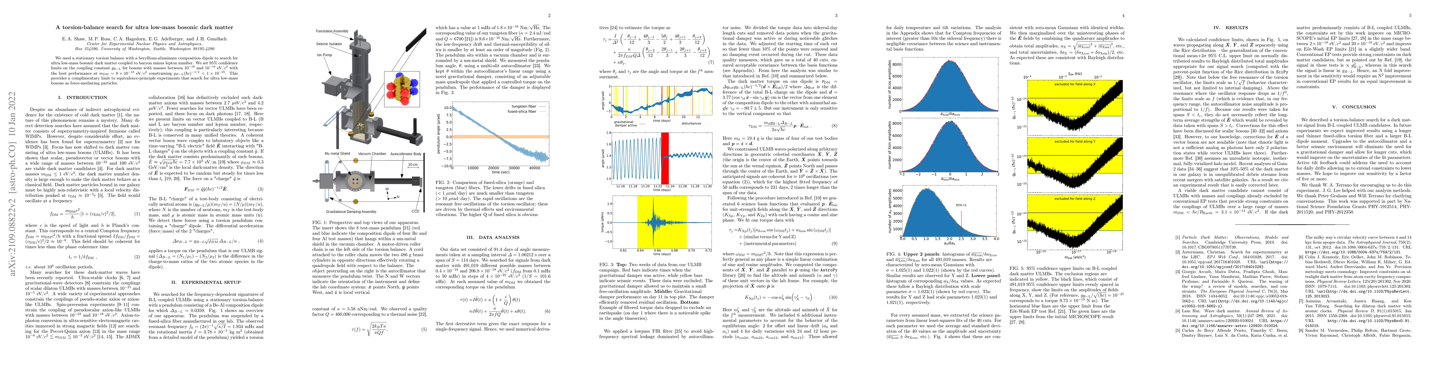 Thumbnail for A torsion-balance search for ultra low-mass bosonic dark matter