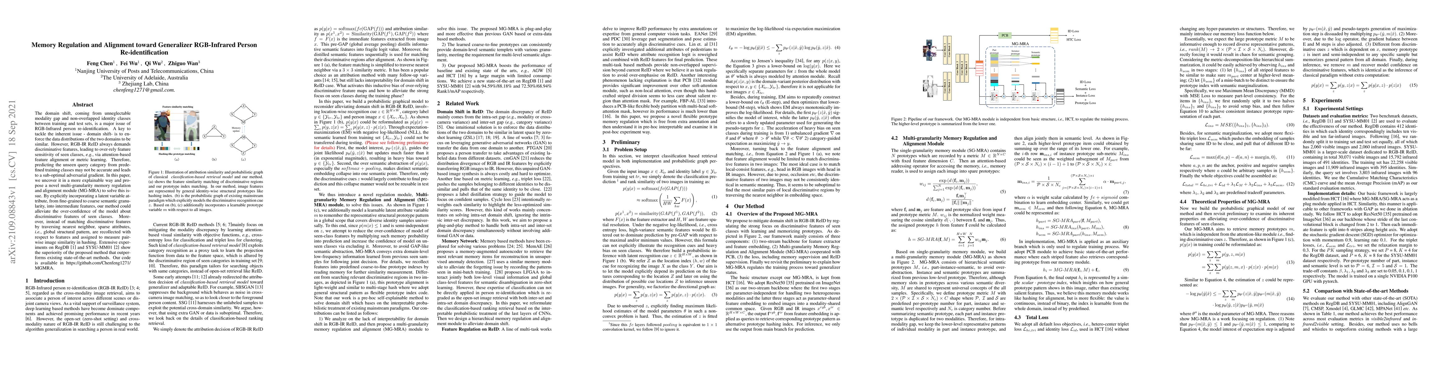 Thumbnail for Memory Regulation and Alignment toward Generalizer RGB-Infrared Person