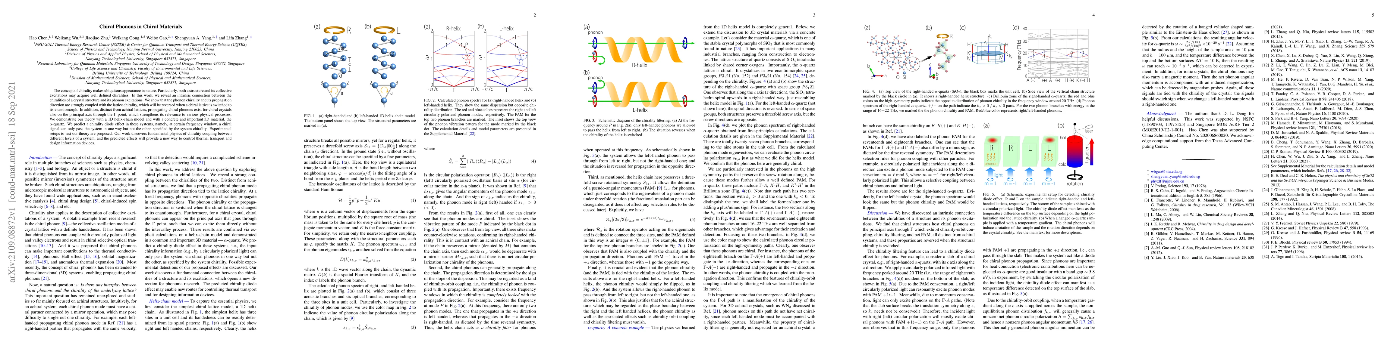 Thumbnail for Chiral Phonons in Chiral Materials