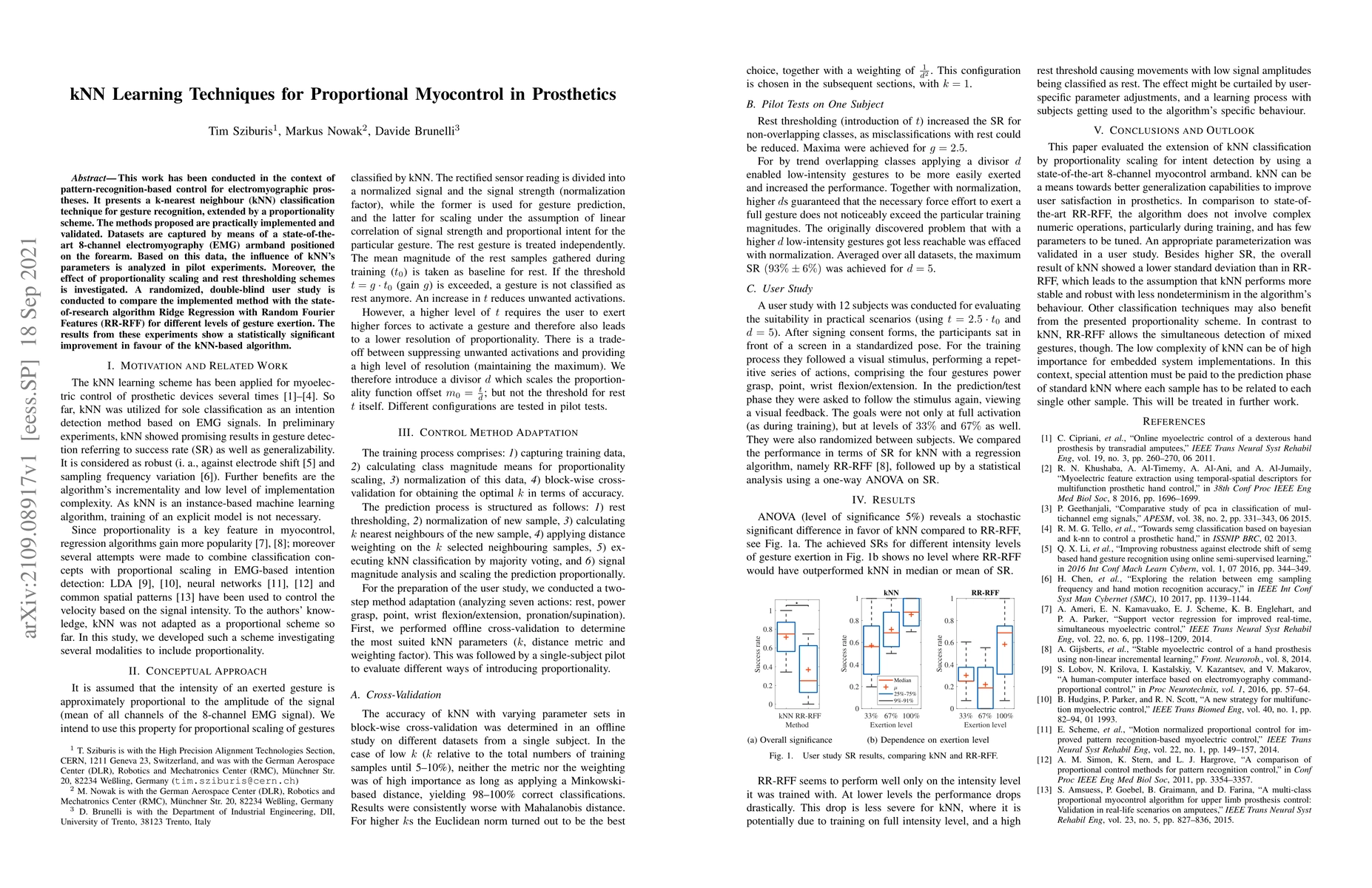 Thumbnail for KNN Learning Techniques for Proportional Myocontrol in Prosthetics