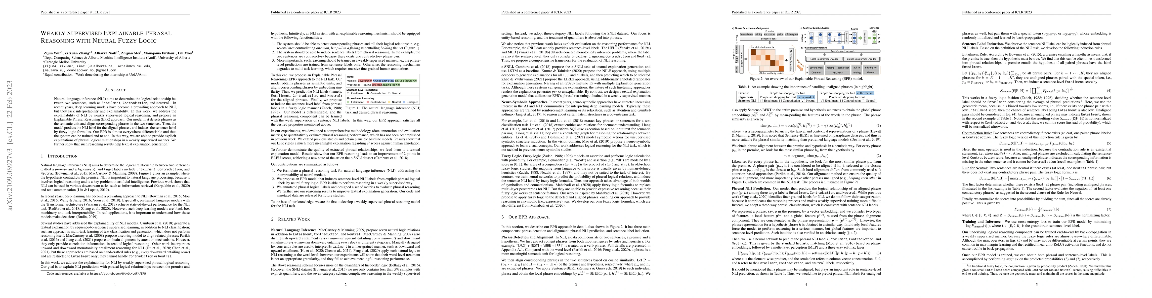 Thumbnail for Weakly Supervised Explainable Phrasal Reasoning with Neural Fuzzy Logic