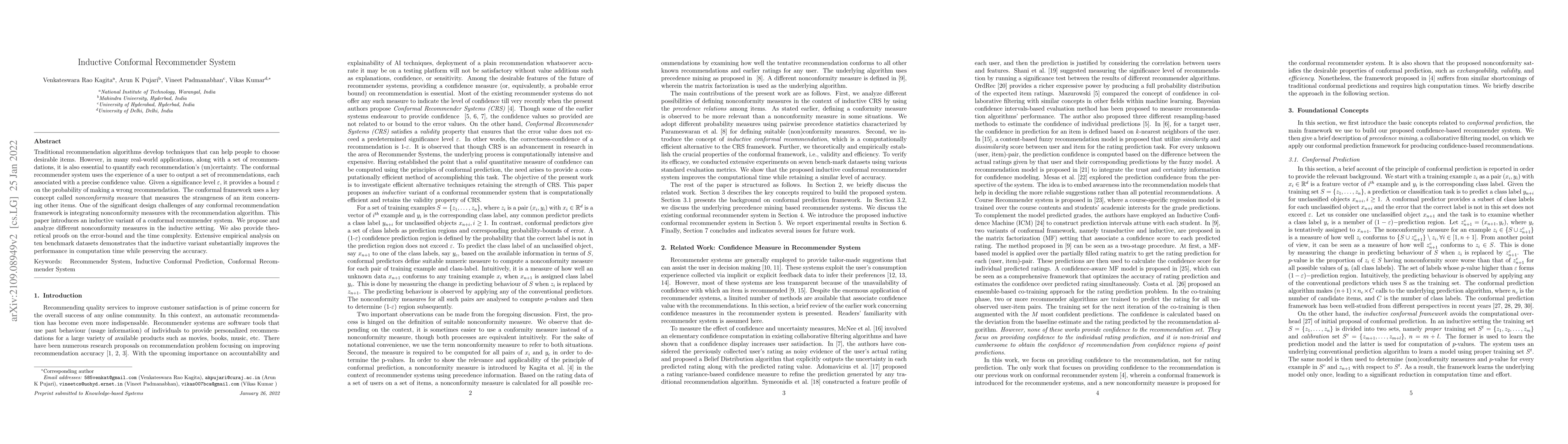 Thumbnail for Inductive Conformal Recommender System