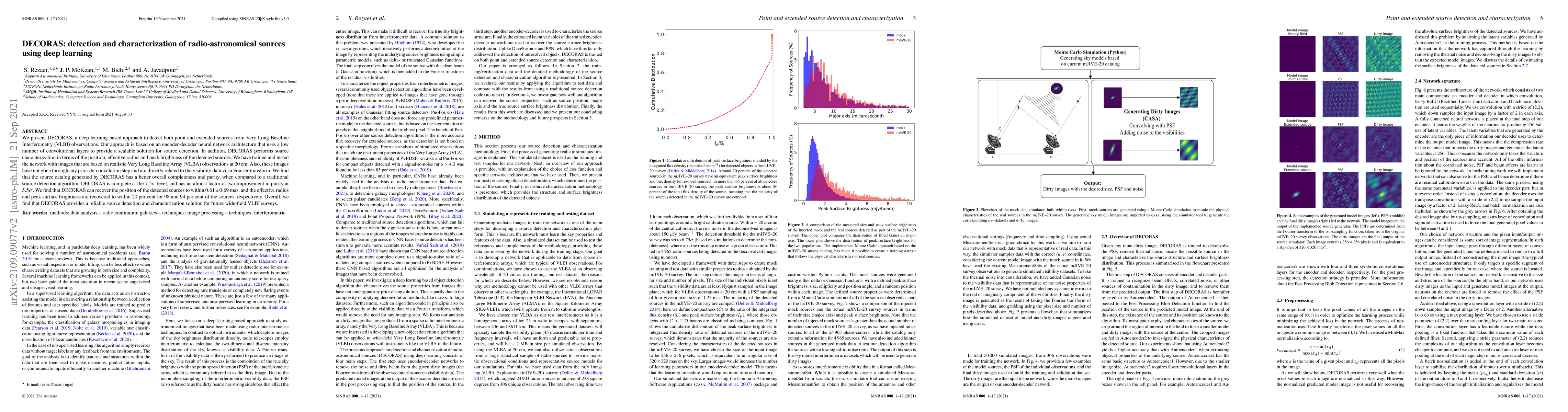 Thumbnail for DECORAS: detection and characterization of radio-astronomical sources
  using deep learning