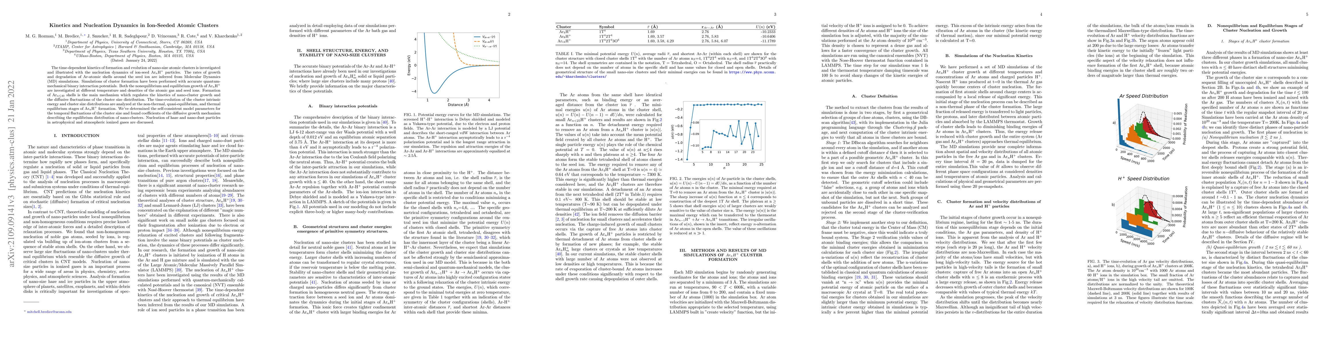 Thumbnail for Kinetics and Nucleation Dynamics in Ion-Seeded Atomic Clusters