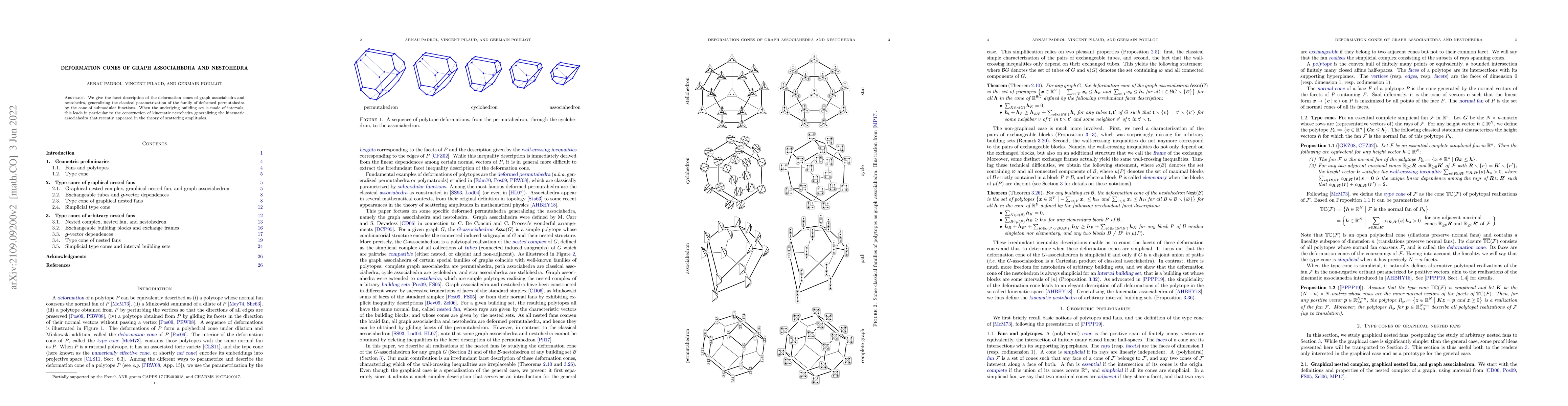 Thumbnail for Deformation cones of graph associahedra and nestohedra
