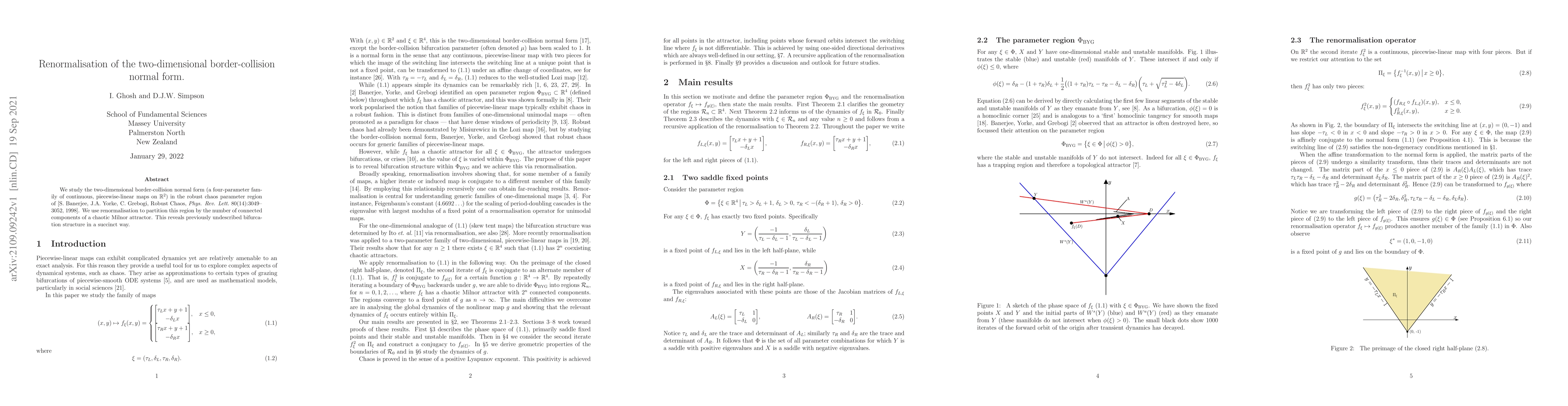 Thumbnail for Renormalisation of the two-dimensional border-collision normal form